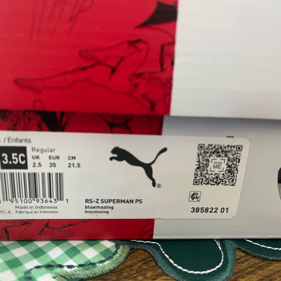 Puma X DC Justice League Superman 3.5C sneakers. - Picture 5 of 5